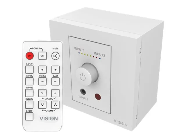 Vision TC3-AMP - Forstærker - 50 Watt (Total) - hvid