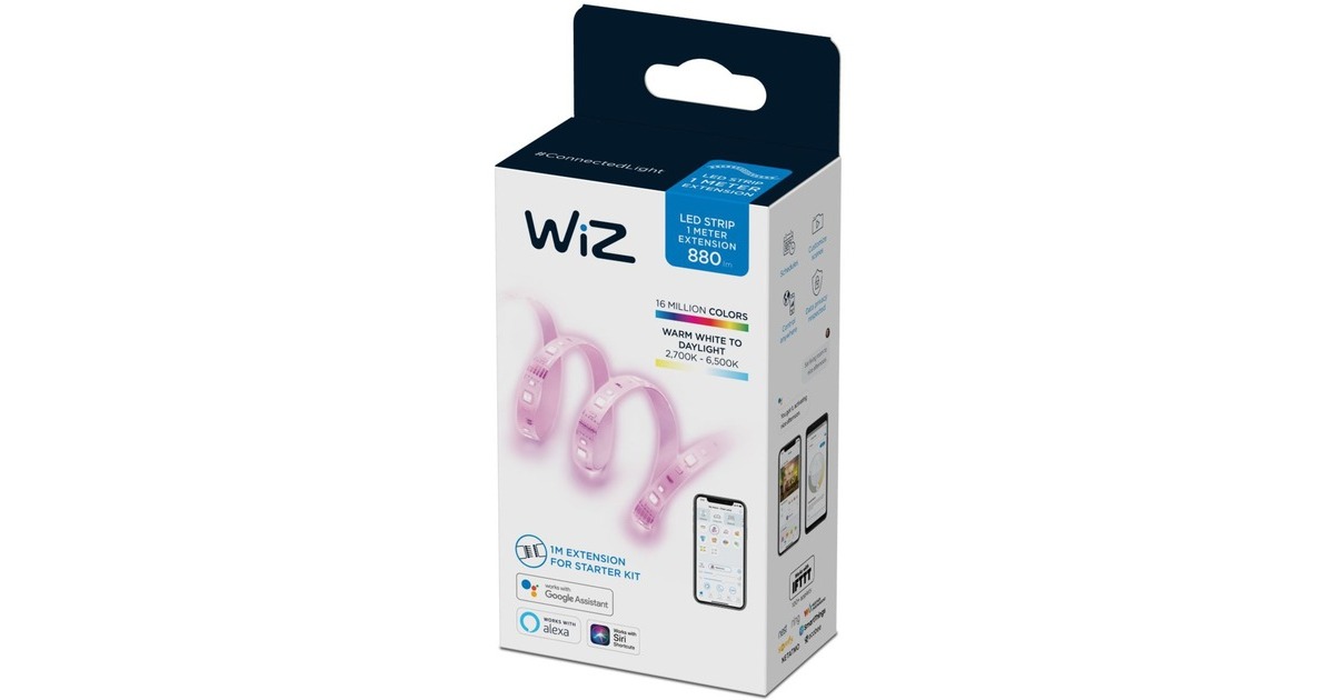 WiZLED-stripverlengstuk, 1 meter ledstrip  (Wifi + Bluetooth protocol)