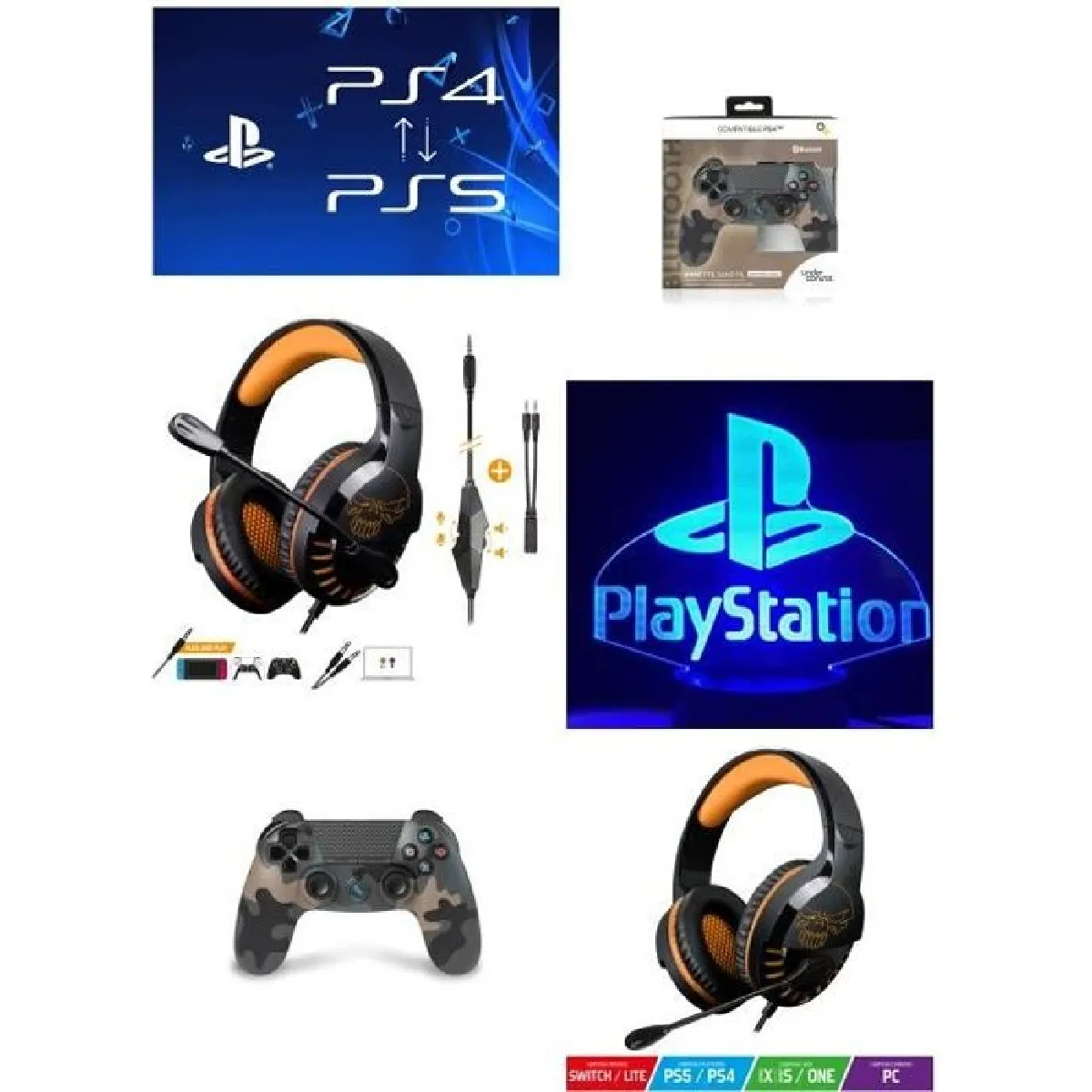 Spirit of Gamer Pack Casque PRO-H3 + Manette