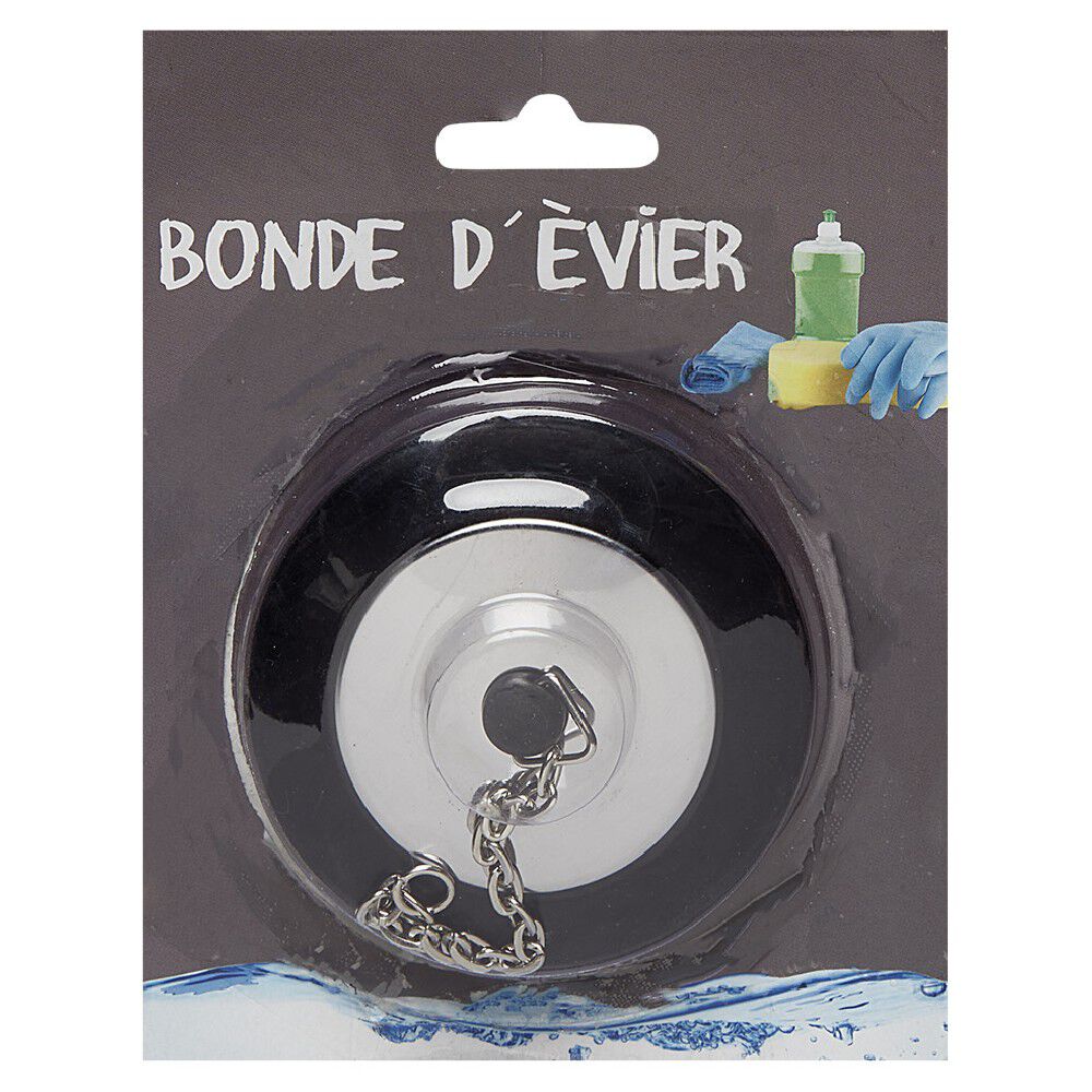 Bonde d'évier en acier