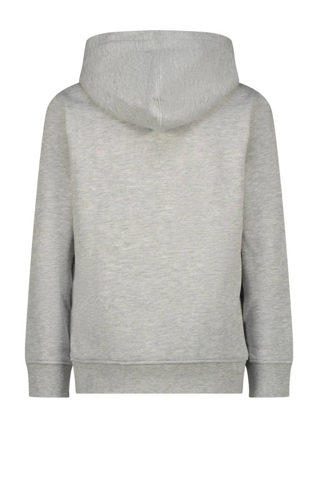 Messi hoodie Goal sweater met printopdruk grijs melange
