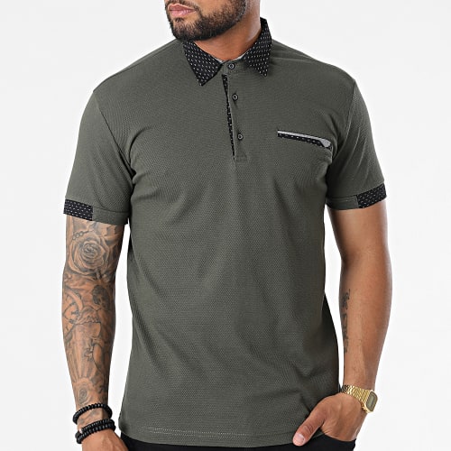 Polo Manches Courtes JP-849 Vert Kaki