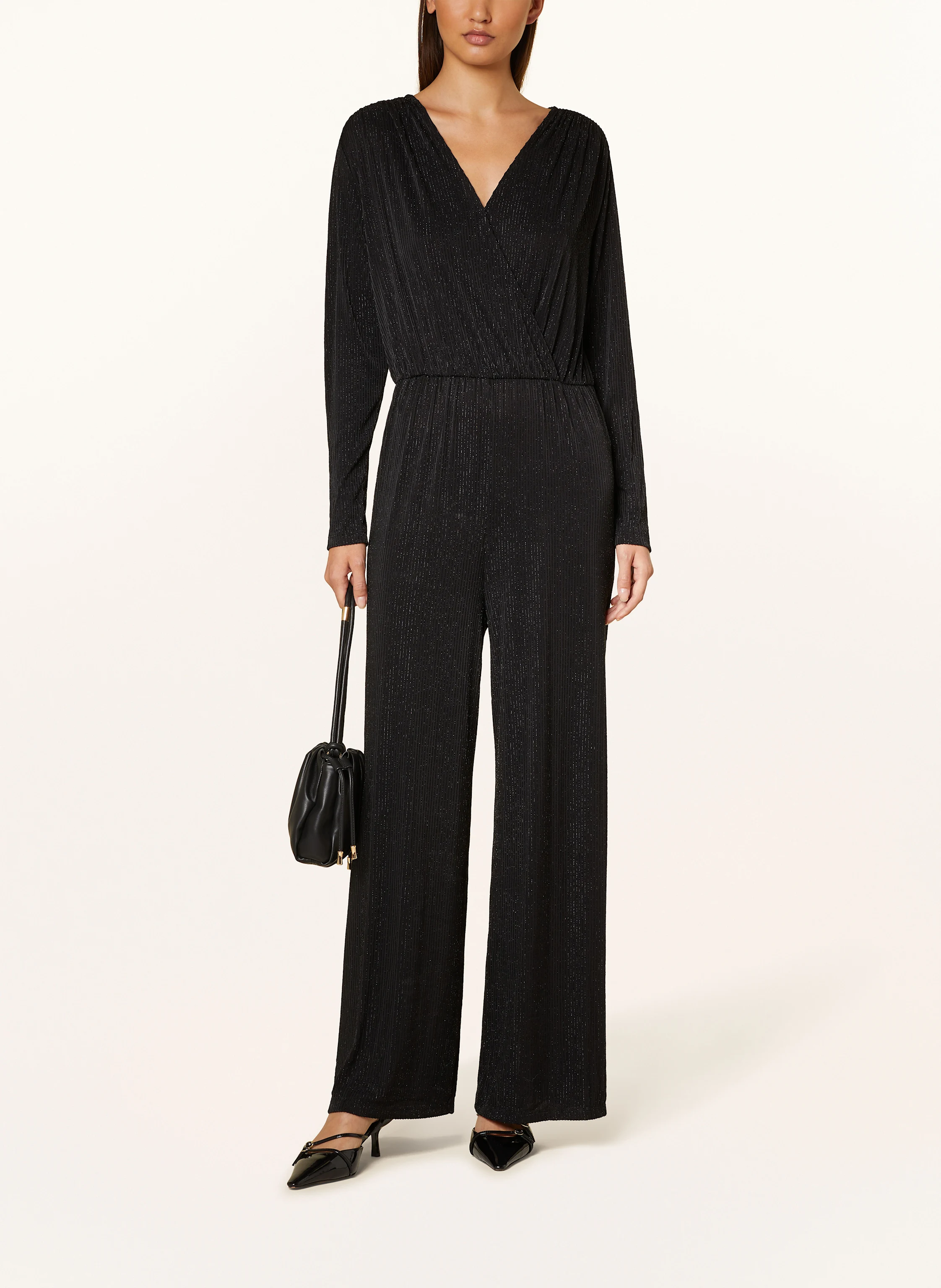 Part Two Jersey-Jumpsuit mit Glitzergarn