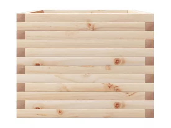 Jardinière bac lit surélevé bois marron 110 x 60 x 46 cm 02_0037373