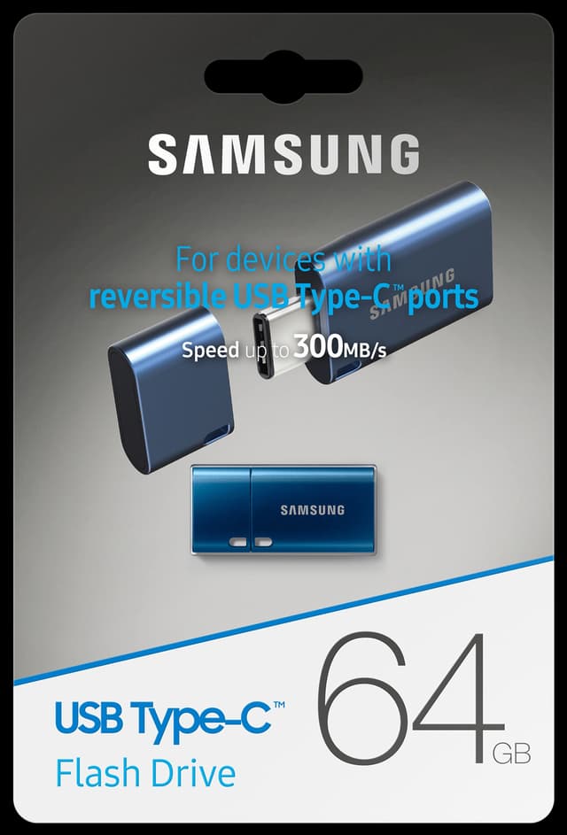 Samsung USB Type C flashdrev 64GB (blå)