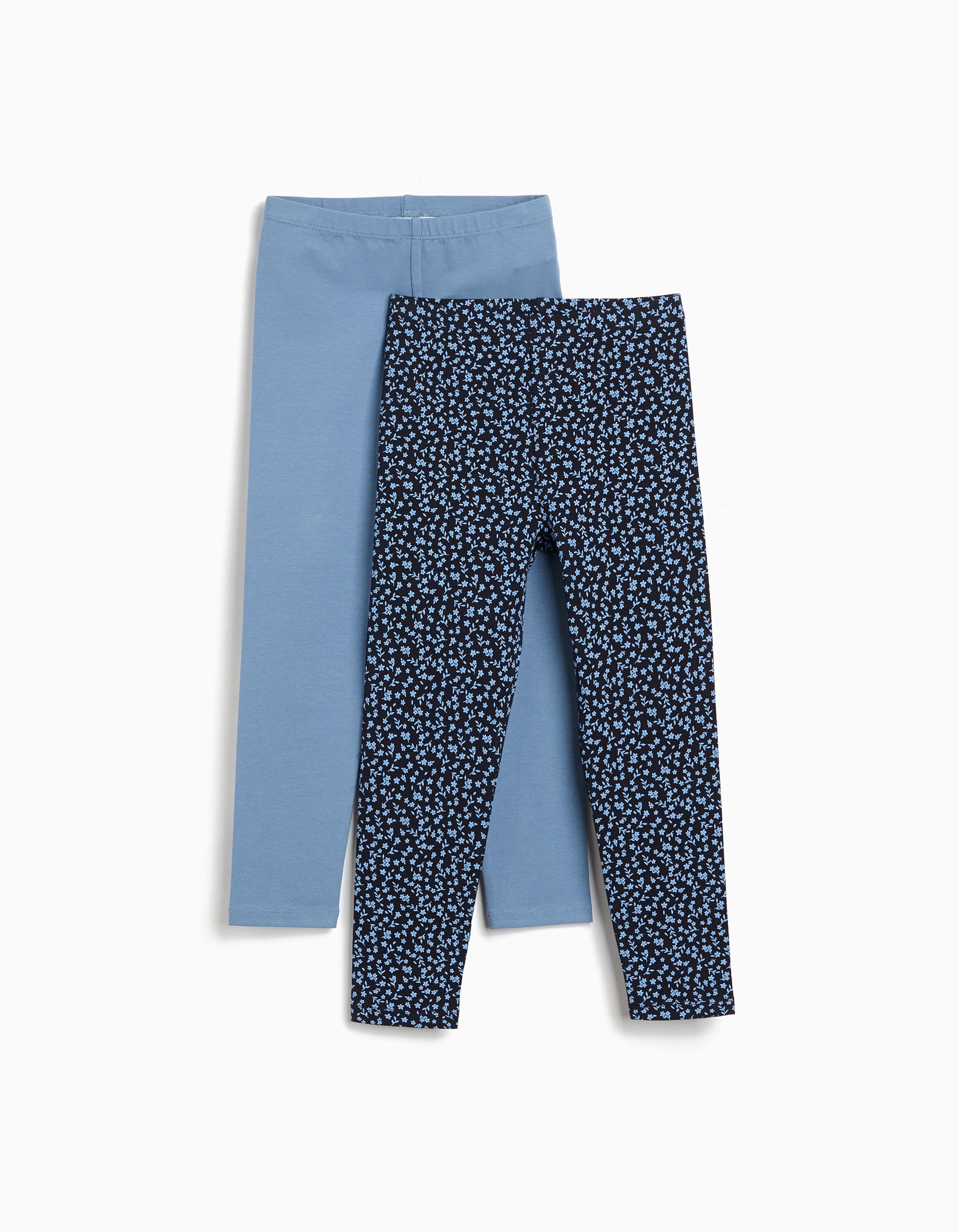 Pack 2 Leggings, Menina, Azul