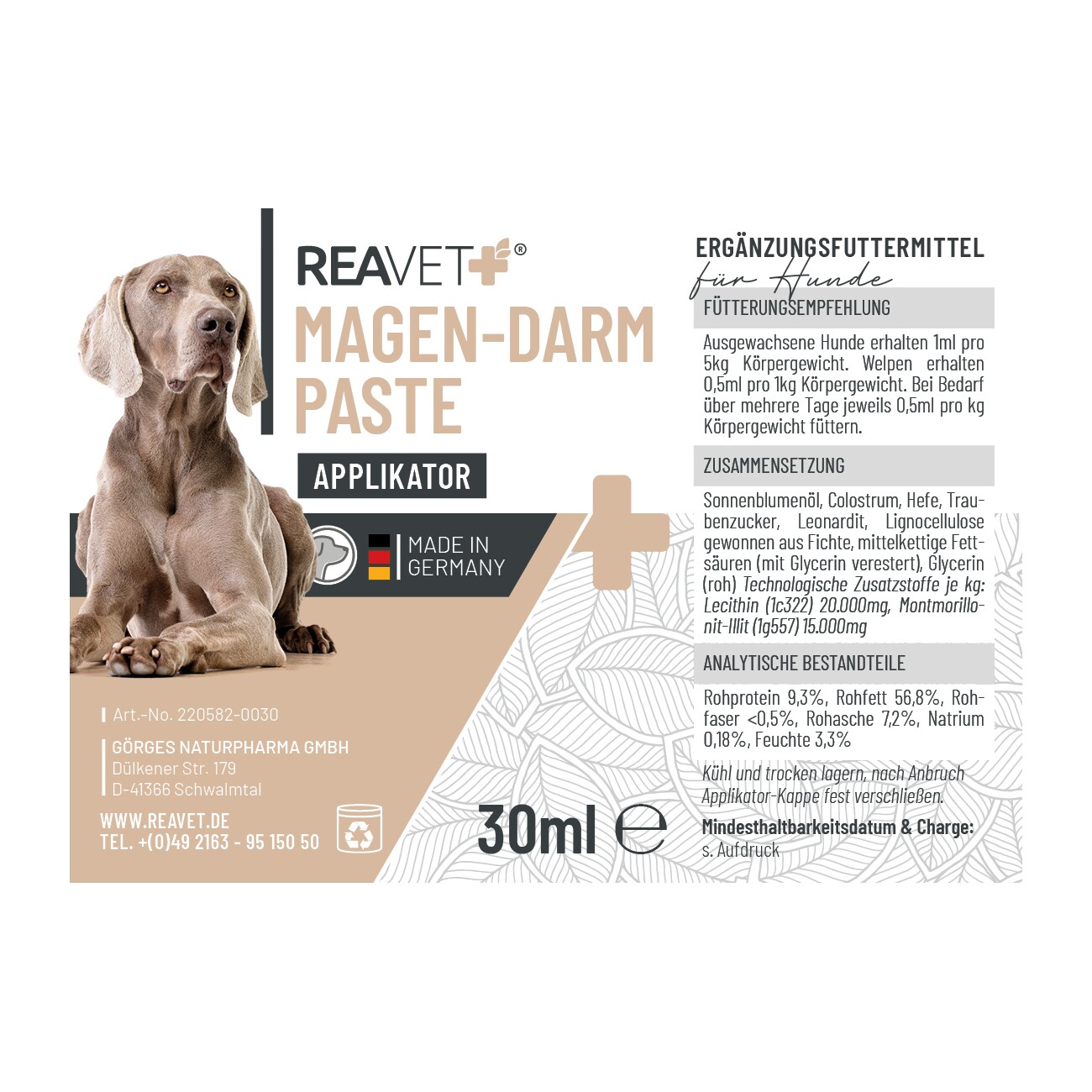 REAVET Magen-Darm Paste 30ml