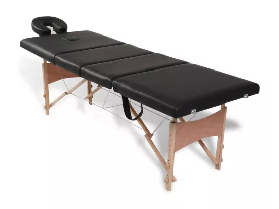 Table pliable de massage bois marron 168 x 68 x 59 cm 02_0001891