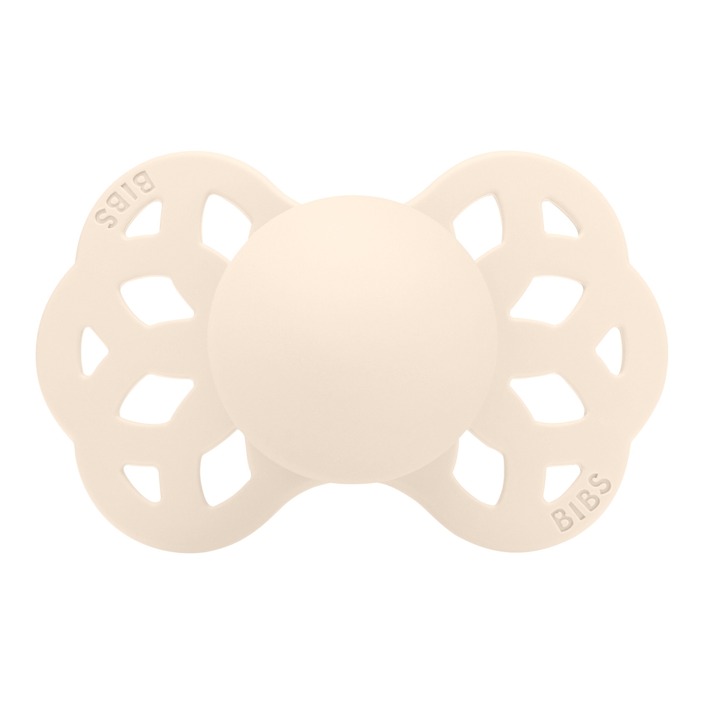 BIBS 2er-Pack Infinity Schnuller Silikon, anatomisch, 0-6M Ivory/Sage