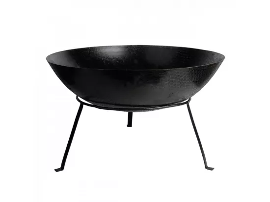 Brasero rond - D 59 x H 35 cm - Noir