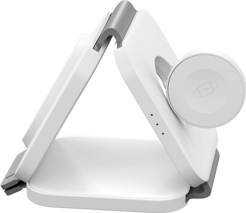 Qi Wireless Charger - Draadloos Oplaadpad - Compact - Inclusief USB-C Kabel