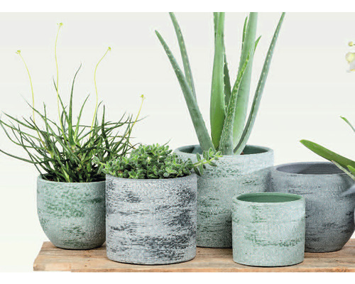 Tondela plantenpot ø 24 H 22 cm donkergrijs