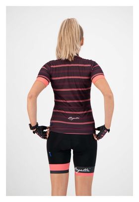Maillot Manches Courtes Velo Rogelli Stripe - Femme