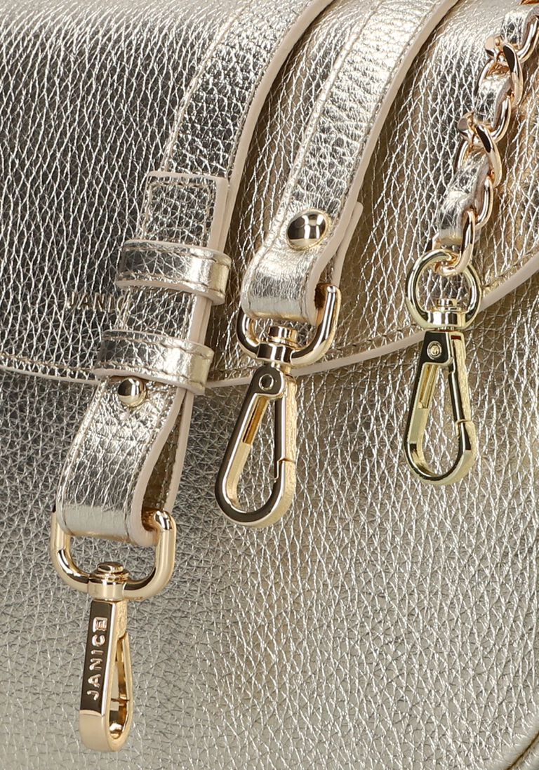 goudkleurig janice schoudertas tayler