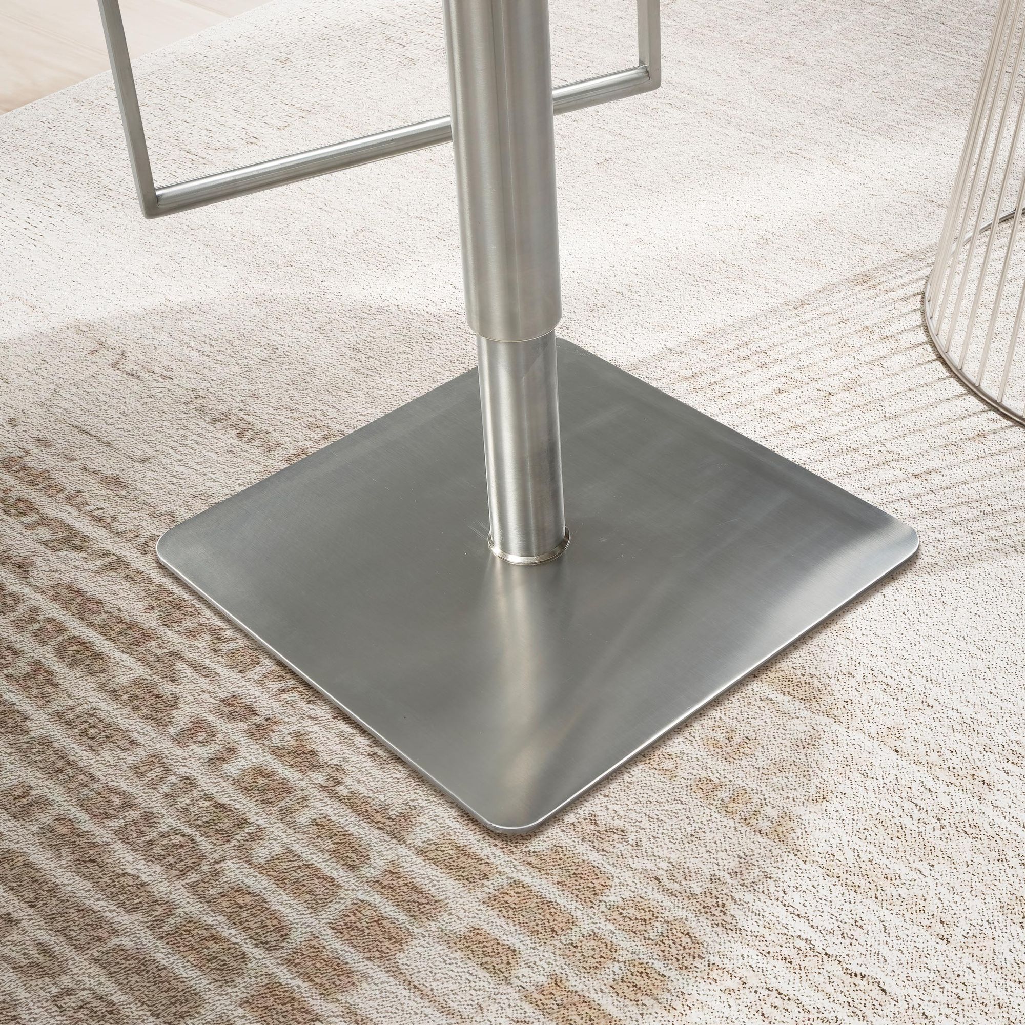 Barhocker FineBuy Barstuhl Schwarz Kunstleder Edelstahl Tresenhocker Modern