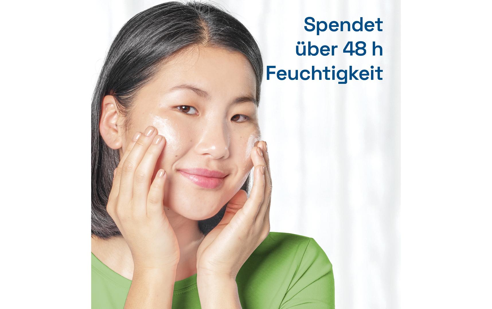 Feuchtigkeitscreme 85 gReichhaltige Creme spendet 48 Stunden intensive Feuchtigkeit