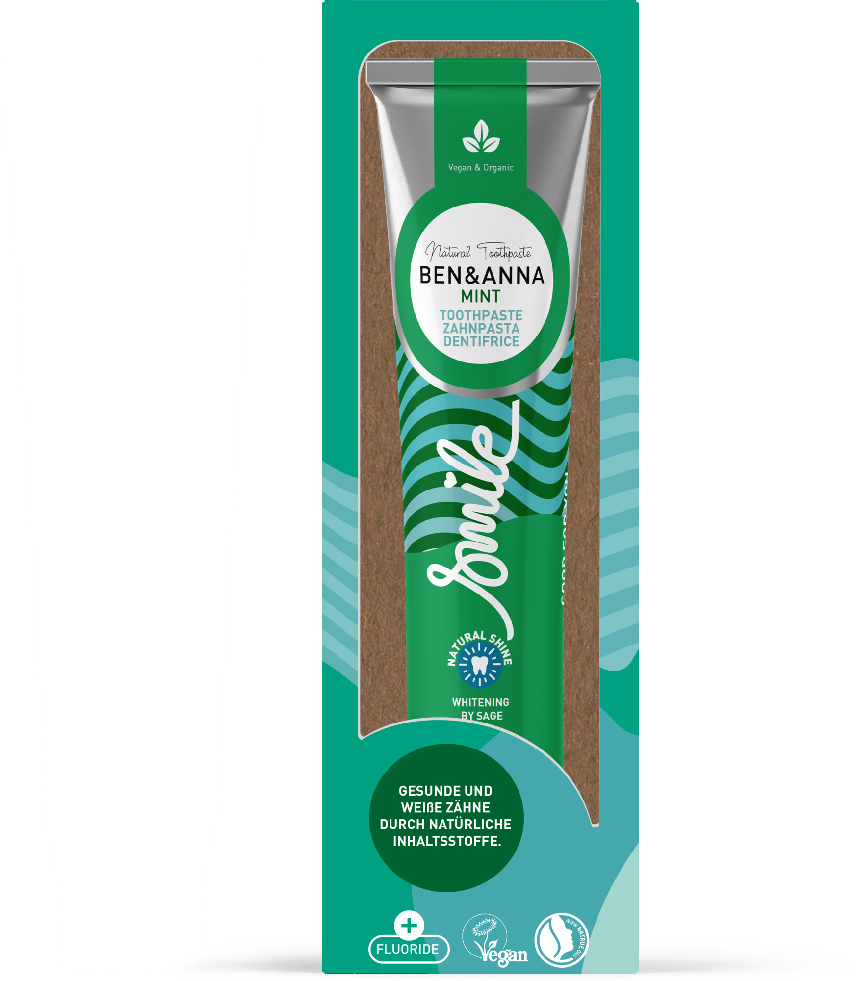BEN & ANNA  Zahnpasta Spearmint, 75 ml