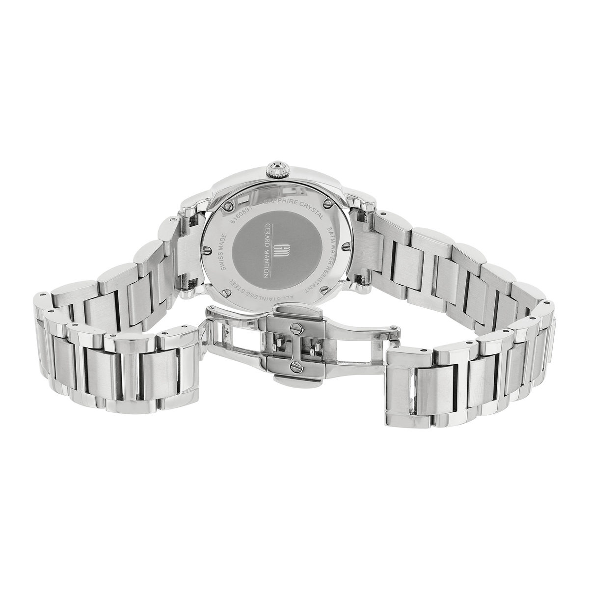 Montre MATY GM cadran Lapis Lazuli bracelet acier