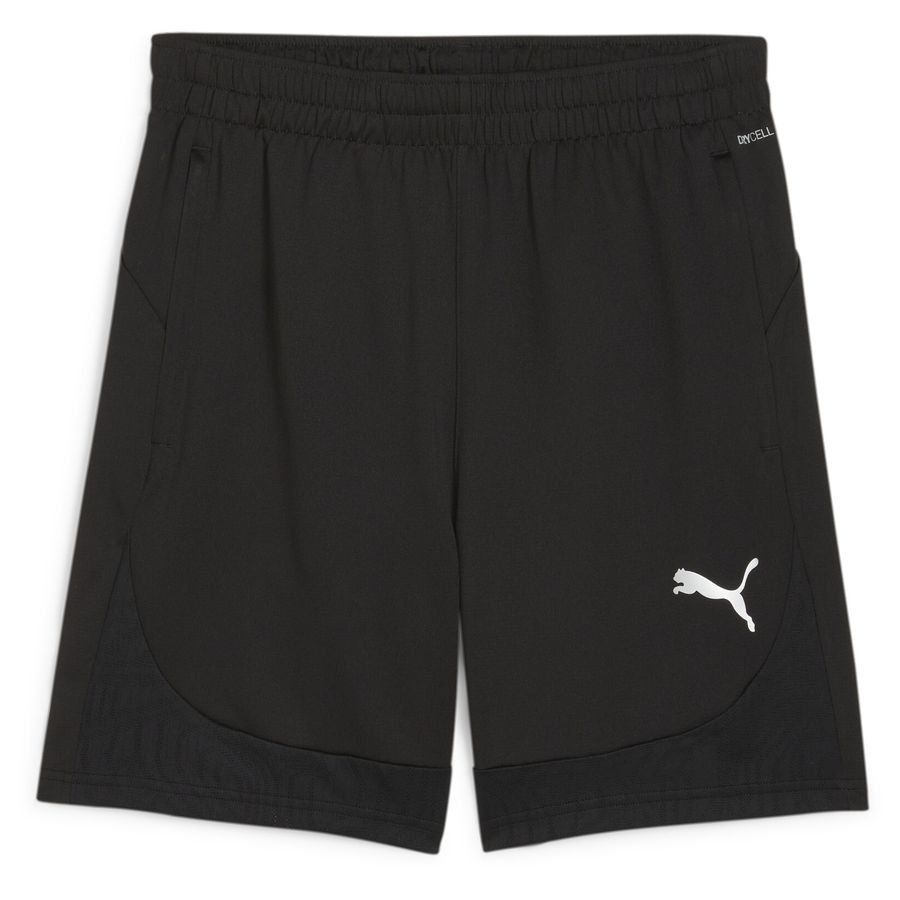PUMA Short d'Entraînement teamFINAL - Noir/Argenté