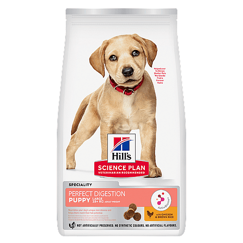 Hill's Science Plan Perfect Digestion Large Puppyvoer Kip & Rijst 14.5 kg | 12599