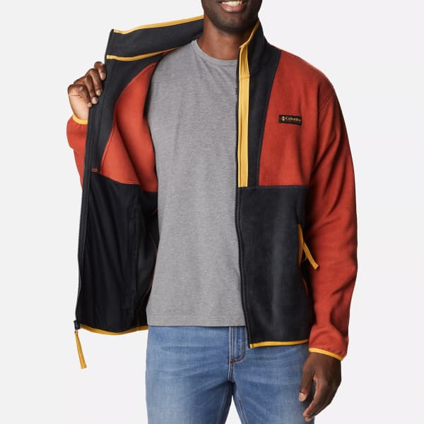 Veste polaire COLUMBIA M BACK BOWL FZ FLEECE WARP RED/RAW HONEY