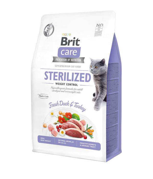 Brit Care Trockenfutter für Katzen Sterilized