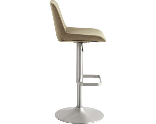 Barkruk Mayer Zitmeubelen 1235 44 x 48 x 85 cm staal beige