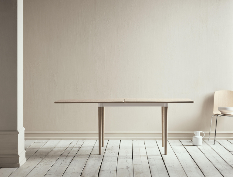 Bolia DoubleUp uitschuifbare tafel 80-193x96 naturel gelakt eiken