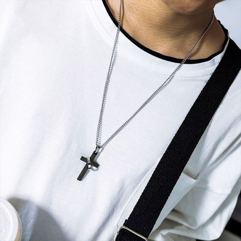 Malikasa - Staaf / Kruis Hanger Ketting