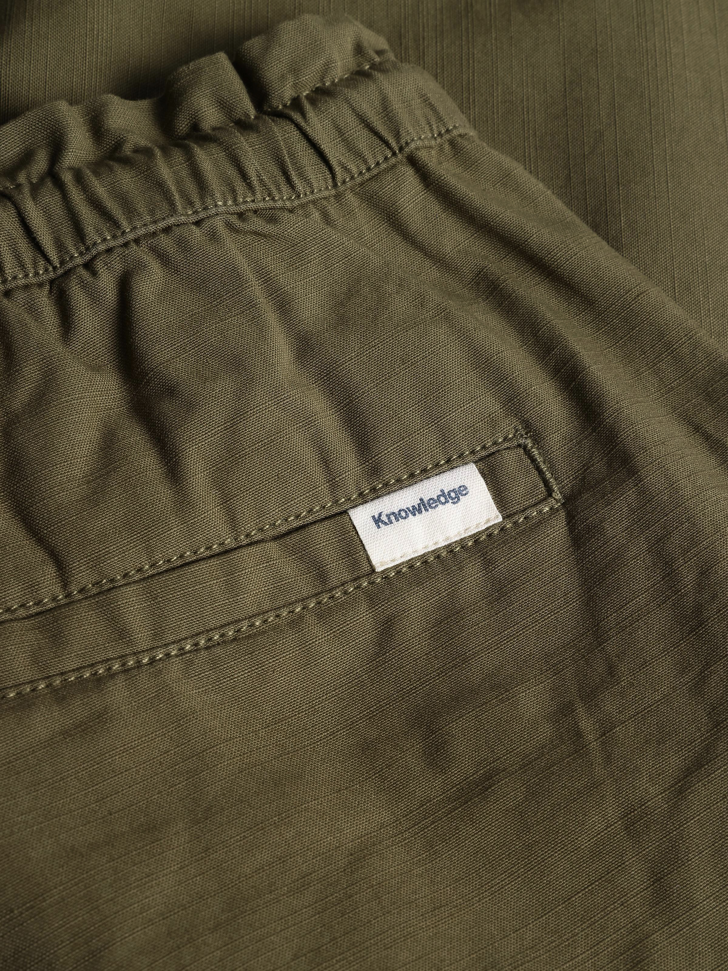 Boardwalk Slub Shorts With Elastic Waist W