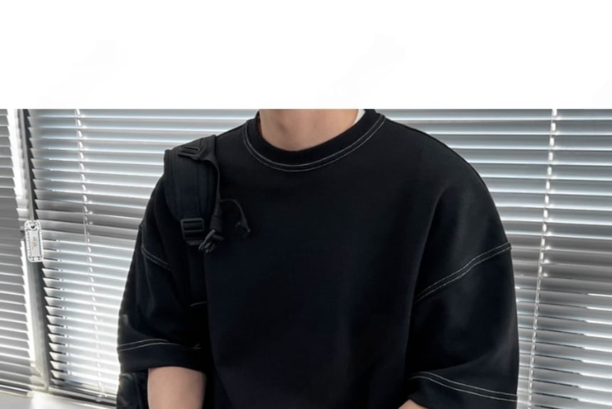 SeoulPop - T-shirt met korte mouwen en losse pasvorm