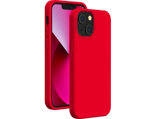 BIGBEN - Coque iPhone COVSOFTIP1361R Coque rouge iPhone 13