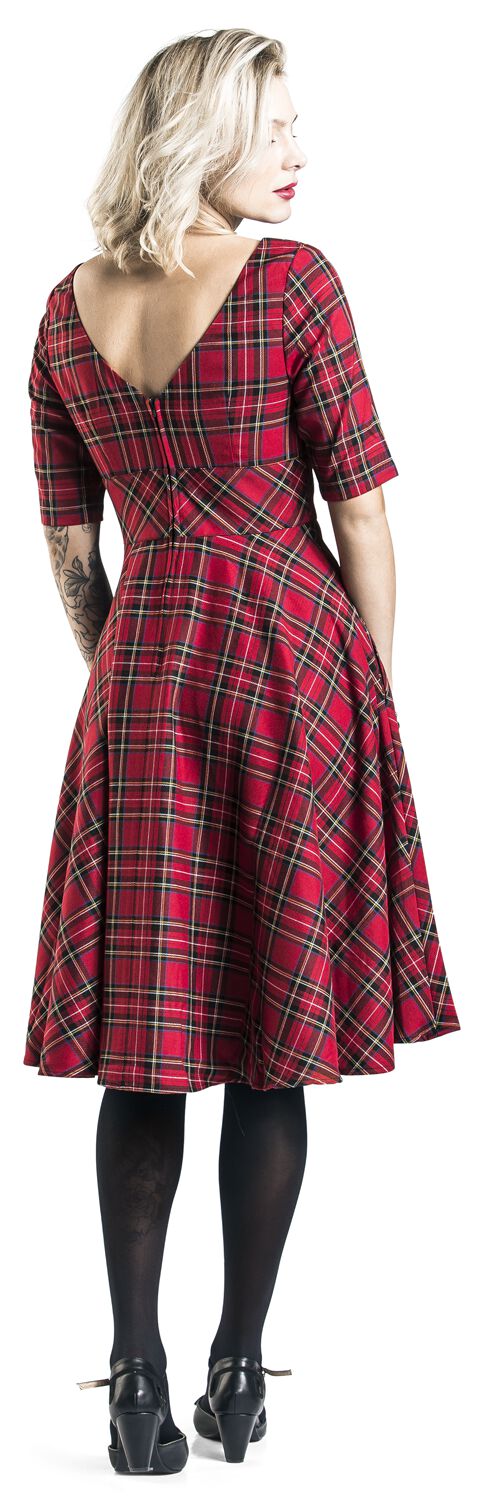 Robe Années 50 Irvine | Hell Bunny Robe mi-longue
