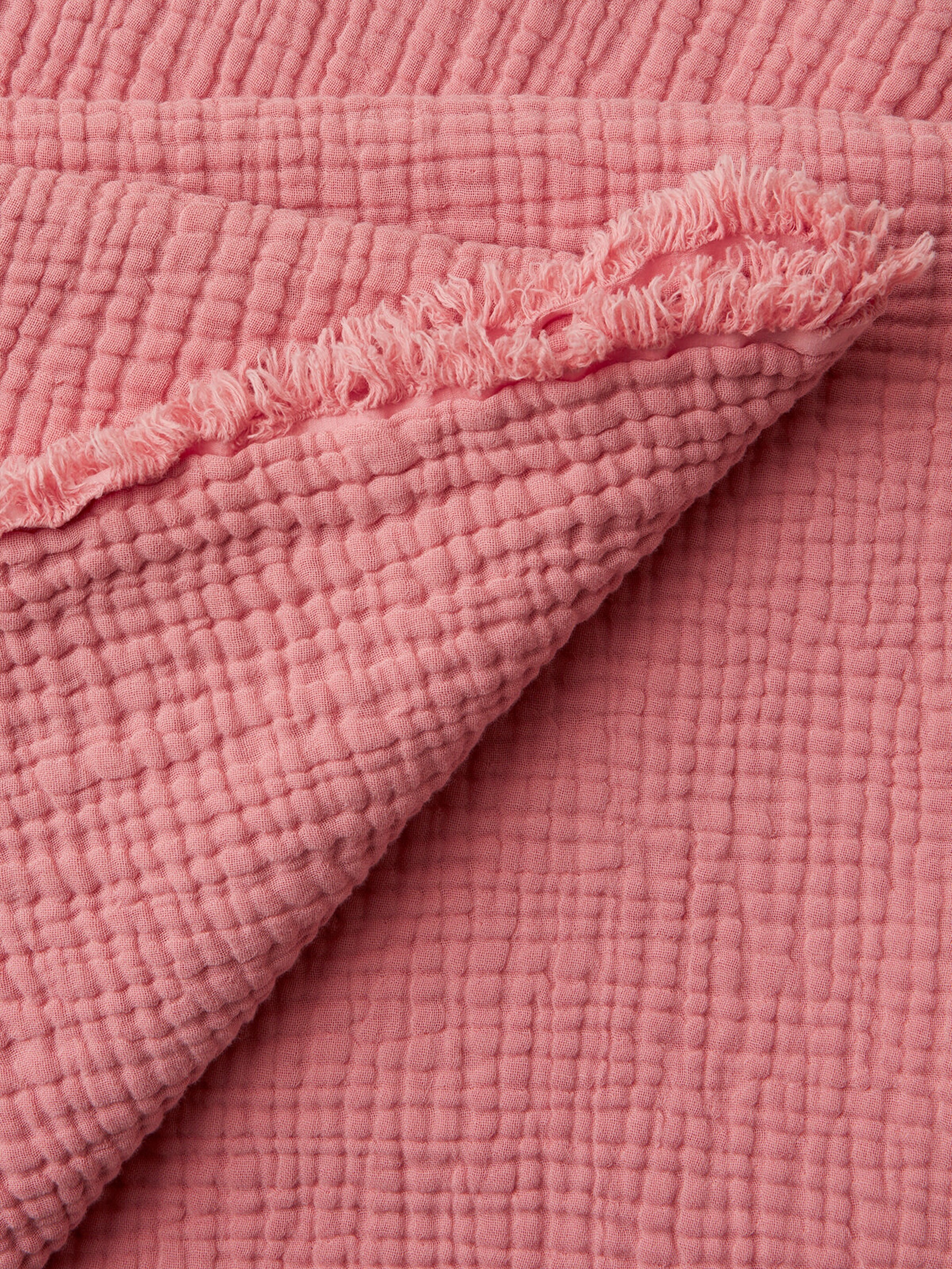 Vertbaudet Bio-Kollektion: Kinder Decke, Musselin rosa