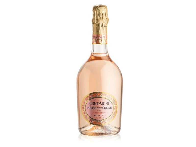 Contarini Prosecco Extra Dry Rosé Millesimato DOC 0.75 l Trockener Rosé Prosecco