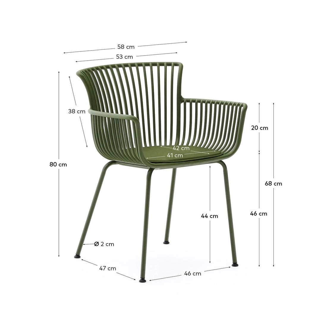 Kave Home   Surpika Tuinstoel