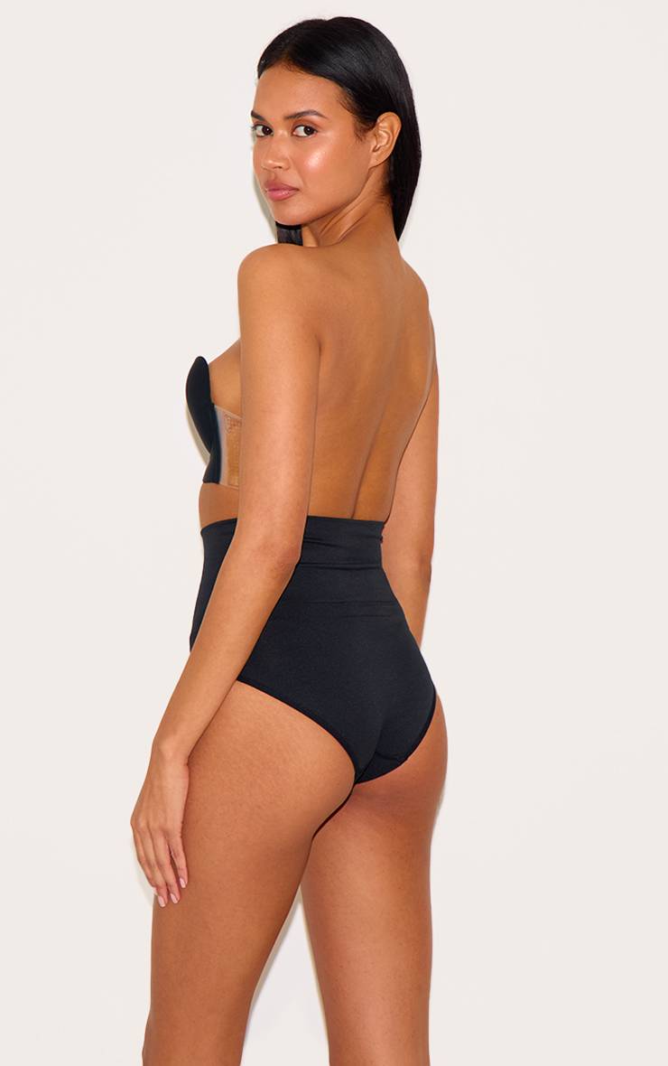 Noir Soutien-gorge Adhésif Décolleté Plongeant En U