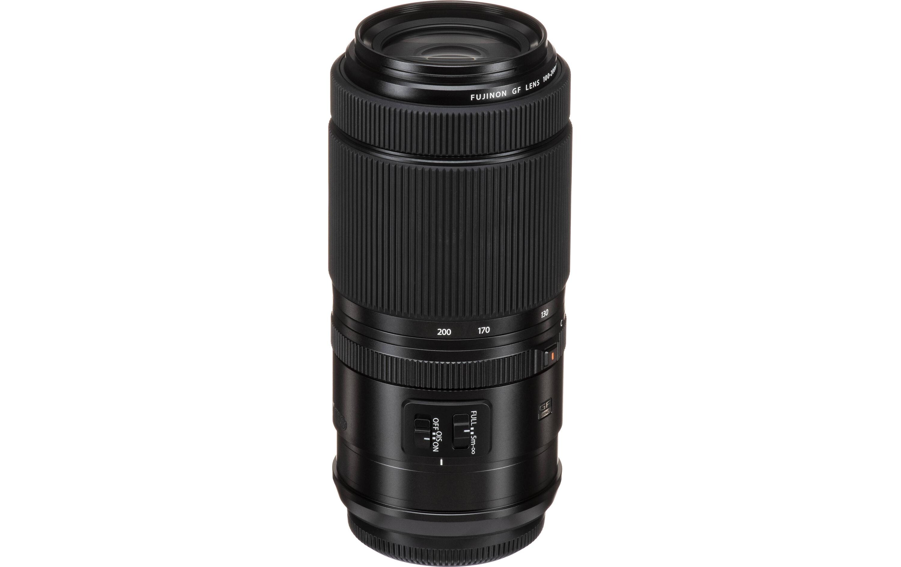 Zoomobjektiv GF 100-200mm F/5.6 R LM OIS WR Fujifilm G-Mount<br>Tele-Zoomobjektiv im GFX-Mittelformatsystem von Fujifilm