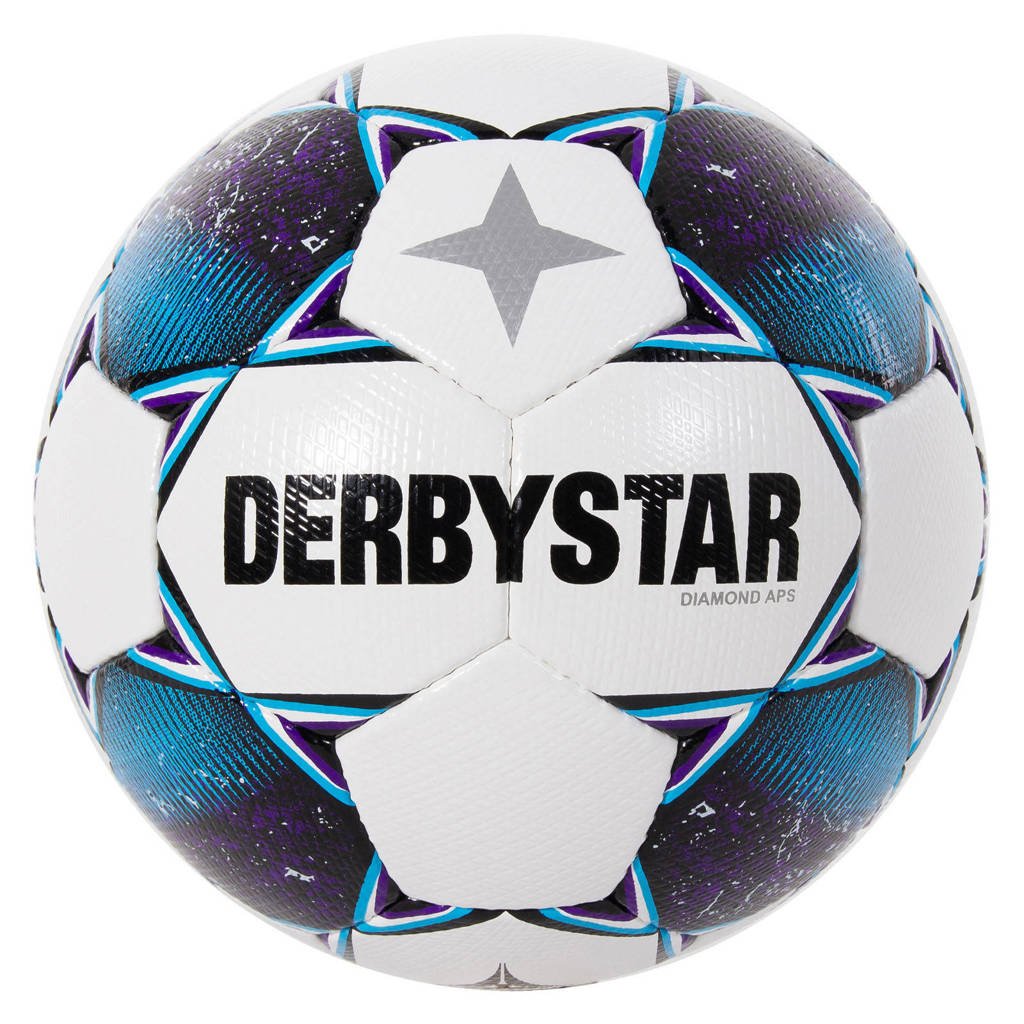 Derbystar junior voetbal Diamond ll wit maat 5