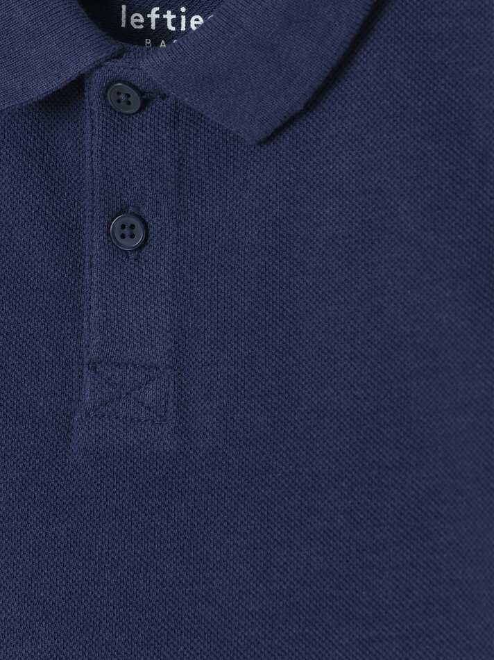 Conjunto com 2 camisas polo básicas - Azul-marinho
