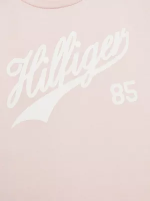 Camiseta Slim Varsity Glitter Script Logo