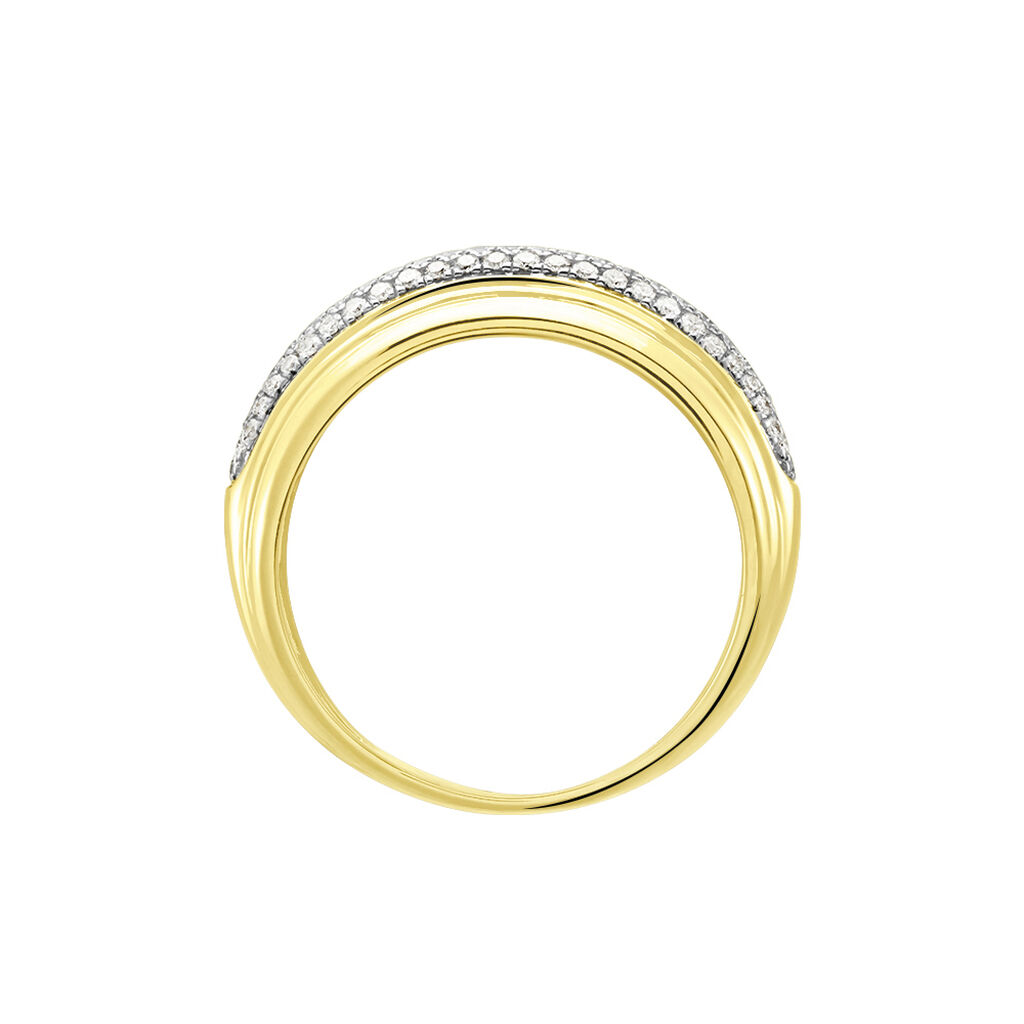 Bague Or Jaune Esmaralda Diamants
