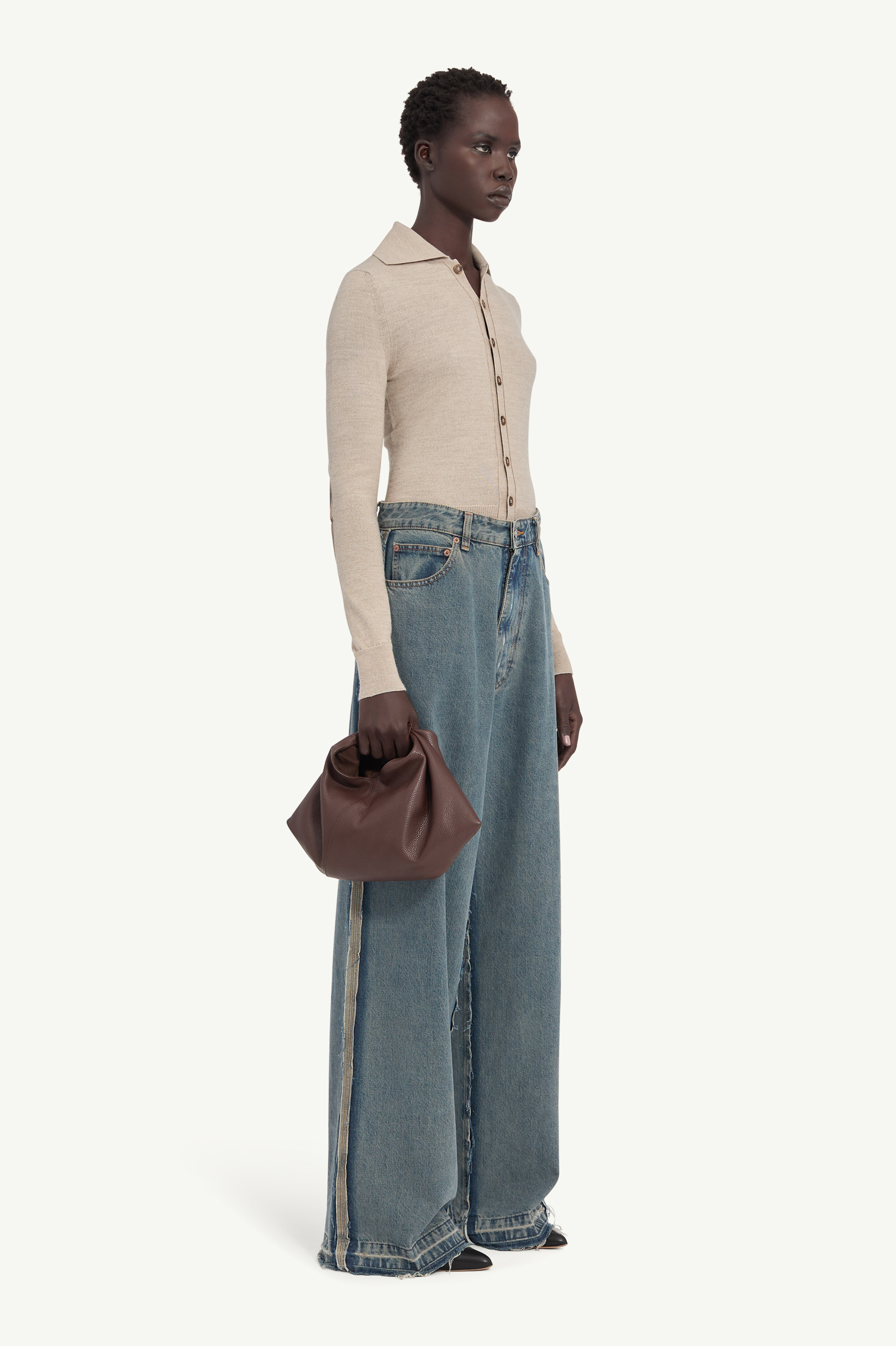 Jean ample en coton pour homme | MM6