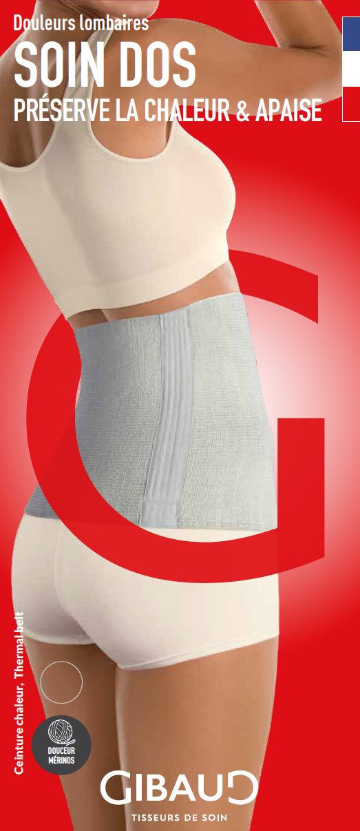 Gibaud CHALEUR Nierenwärmer S 25cm ecru 1 Stk
