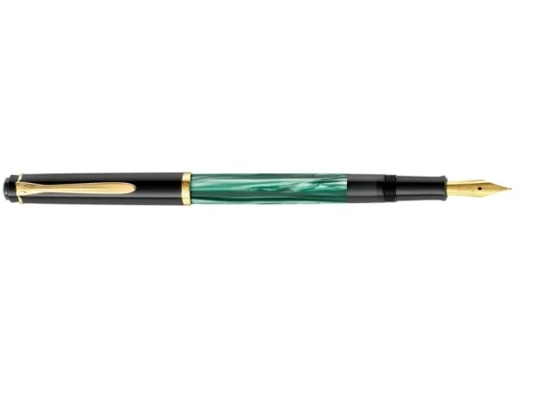 Pelikan Classic M200, Sort, Guld, Grøn, Rustfrit stål, 12,5 mm, 14 g, 1 stk