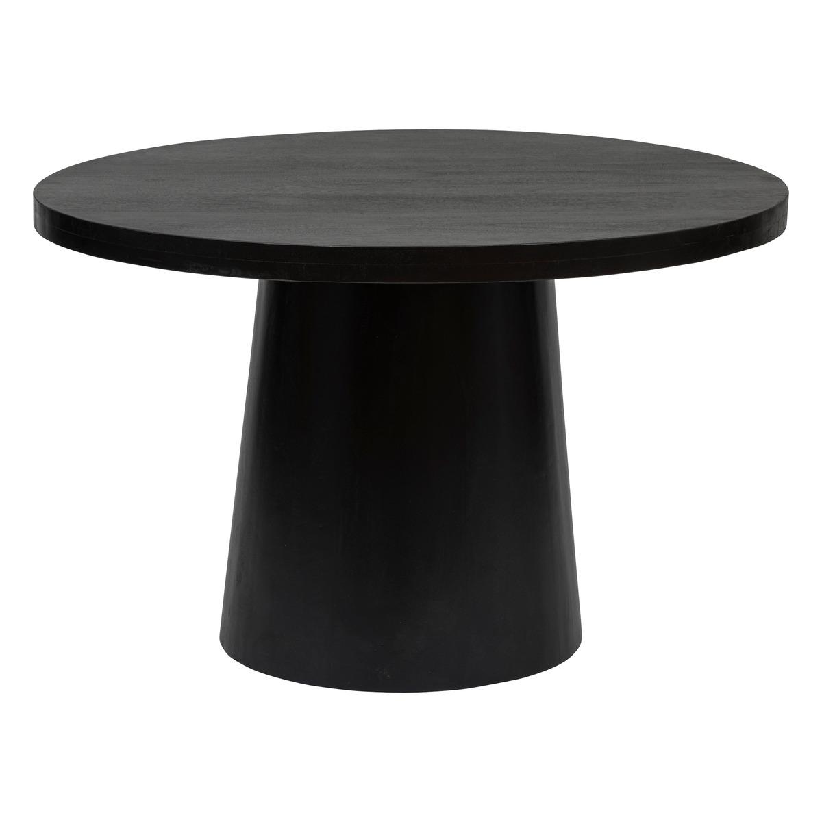 TABLE DINER BOKI NOIR D.120CM
