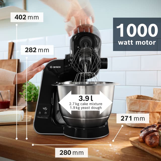 Bosch Series 4 køkkenmaskine MUM5XC4E (sort)