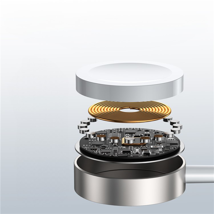 (30cm) USB A auf Apple Watch Magnetisches Ladekabel - Weiss