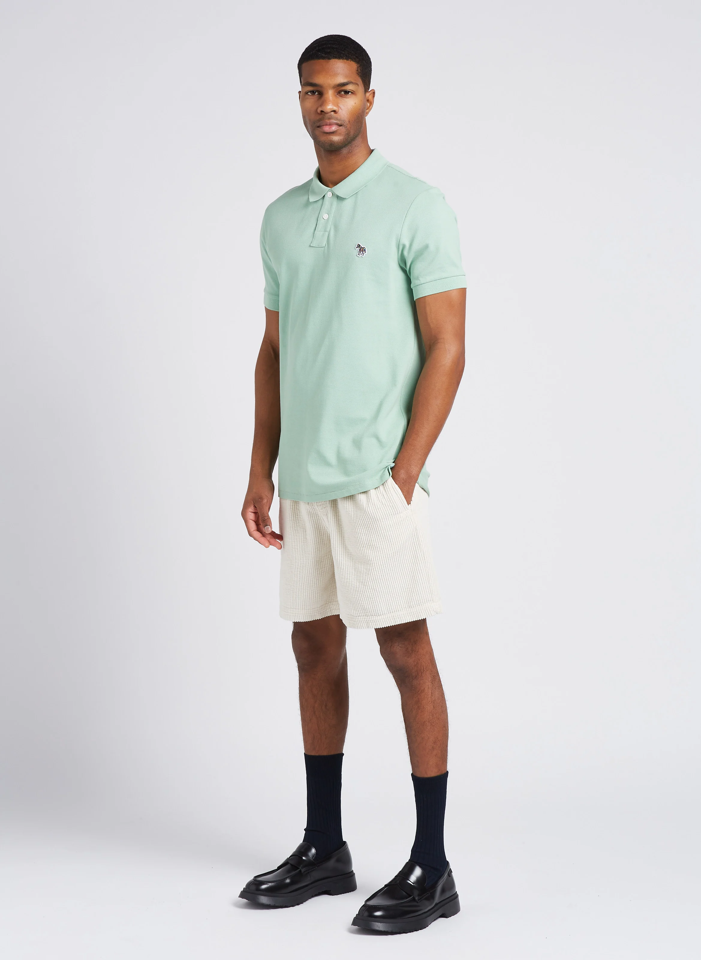 PADOW - Short droit en coton| Beige