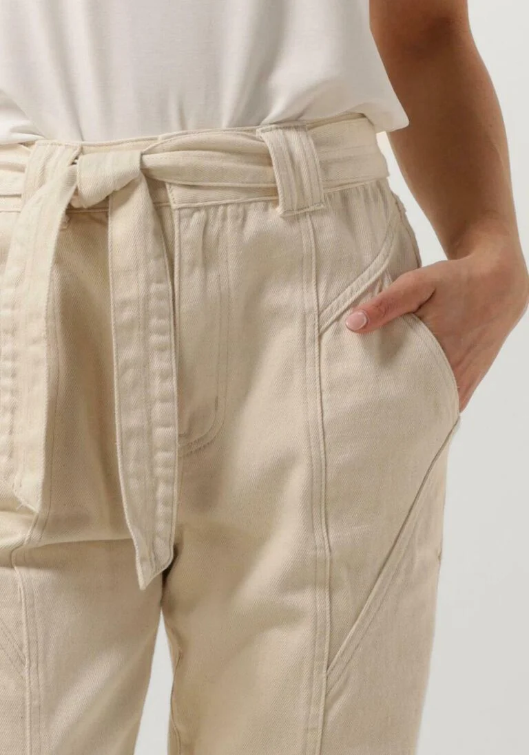 MINUS creme minus pantalon vasia high waisted pants